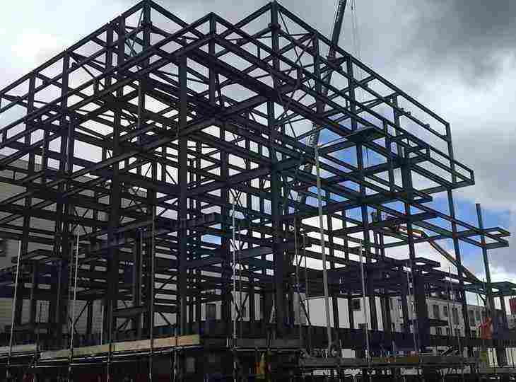 Steel Structure Erection in Abu Dhabi